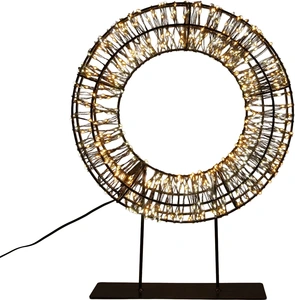 ANNA'S COLLECTION Krans op voet 800l 28x6cm luxury - afbeelding 2
