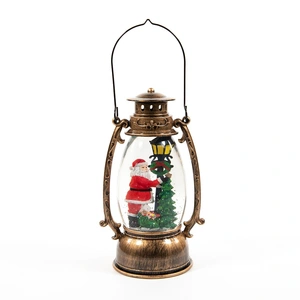 ANNA'S COLLECTION Lantaarn kerstman d14.5h24cm bo - afbeelding 2