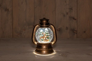 ANNA'S COLLECTION Lantaarn rendier d13.5h20cm bo - afbeelding 2