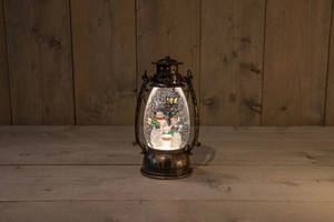 ANNA'S COLLECTION Lantaarn sneeuwpop vk l14.5h24cm bo - afbeelding 2