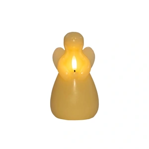 ANNA'S COLLECTION Ledkaars engel 3d.vlam ivoor - afbeelding 2