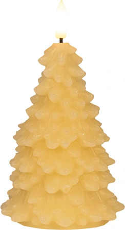 ANNA'S COLLECTION Ledkaars kerstboom 3d h15cm ivoor - afbeelding 2