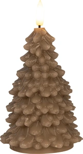 ANNA'S COLLECTION Ledkaars kerstboom 3d h15cm taupe - afbeelding 2
