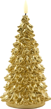 ANNA'S COLLECTION Ledkaars kerstboom 3d h20cm goud - afbeelding 2
