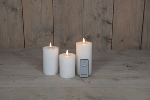 ANNA'S COLLECTION Ledkaars 3d.vlam+ab s3 wit - afbeelding 2