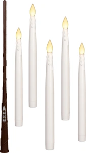 ANNA'S COLLECTION Ledkaars zwevend met toverstok h28cm 5st - afbeelding 2