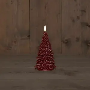 ANNA'S COLLECTION Ledkaars kerstboom 3d h20cm brdx - afbeelding 1