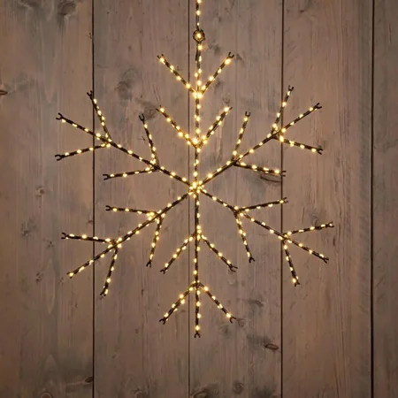 ANNA'S COLLECTION Sneeuwvlok metaal 380led cw - afbeelding 1