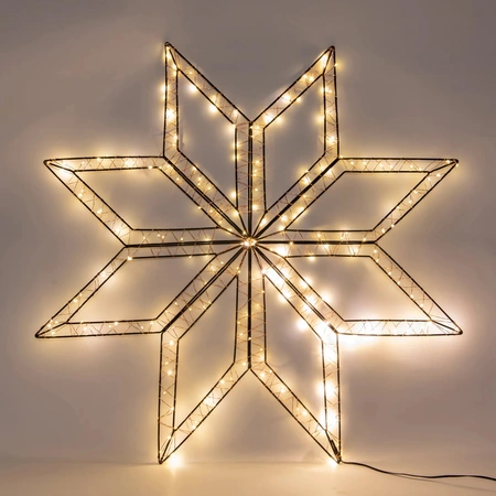 ANNA'S COLLECTION Ster 200l/h73cm zw/kpr classic - afbeelding 3