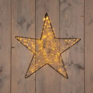ANNA'S COLLECTION Ster 200led op batterij 56cm cw