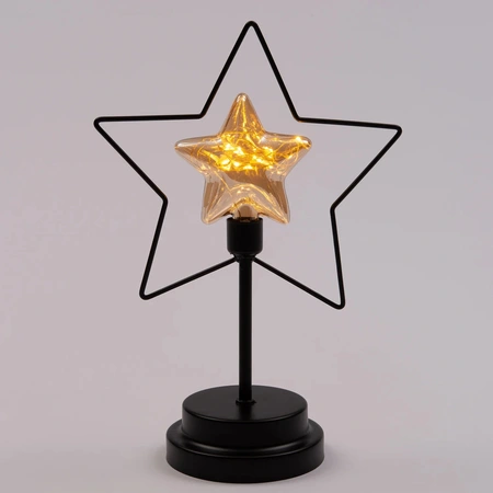 ANNA'S COLLECTION Ster glas/frame b18h26.5cm bo - afbeelding 2