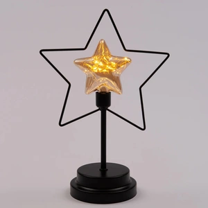 ANNA'S COLLECTION Ster glas/frame b18h26.5cm bo - afbeelding 2