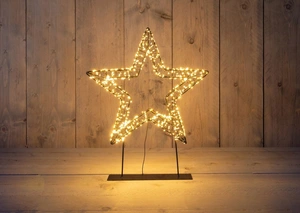 ANNA'S COLLECTION Ster op voet 800l 36x3cm classic - afbeelding 1