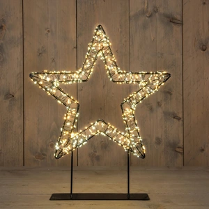 ANNA'S COLLECTION Ster op voet 800l 36x3cm luxery - afbeelding 1