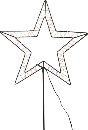 ANNA'S COLLECTION Ster/steker zw b31h100cm 50l cl ip4 - afbeelding 2