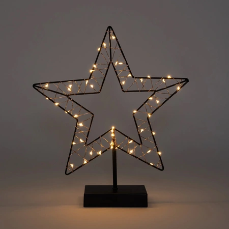 ANNA'S COLLECTION Ster zwart b29.5h34.5cm 50l cl b.o. - afbeelding 2