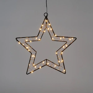 ANNA'S COLLECTION Ster zwart b40h40.5cm 60l cl ip44 - afbeelding 2