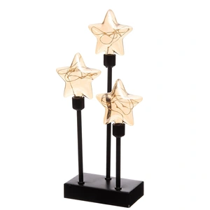 ANNA'S COLLECTION Sterren glas/frame l14.5h32cm bo - afbeelding 2