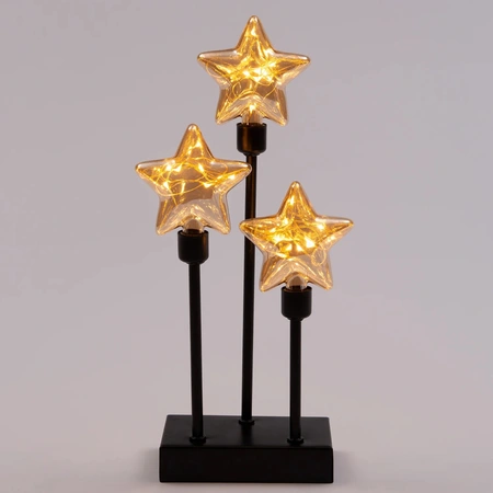 ANNA'S COLLECTION Sterren glas/frame l14.5h32cm bo - afbeelding 3