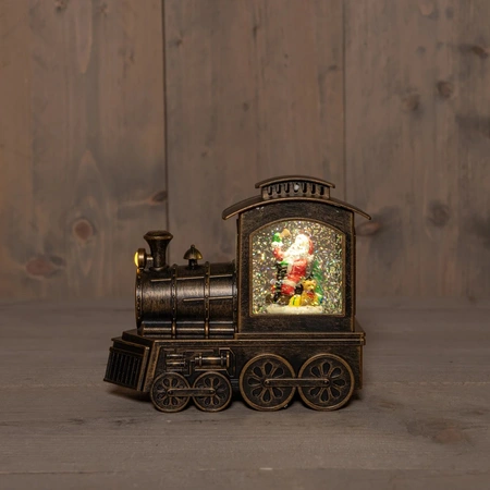 ANNA'S COLLECTION Trein kerstman led 18x8x16cm - afbeelding 1