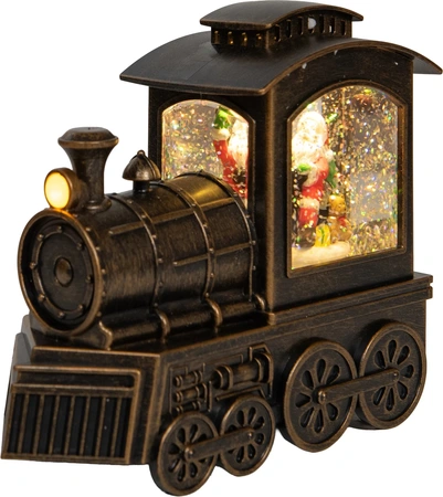 ANNA'S COLLECTION Trein kerstman led 18x8x16cm - afbeelding 2