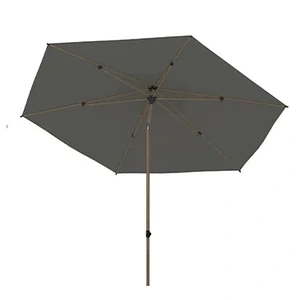 Azzurro 300 cm. Ø Woodlook frame -Charcoal