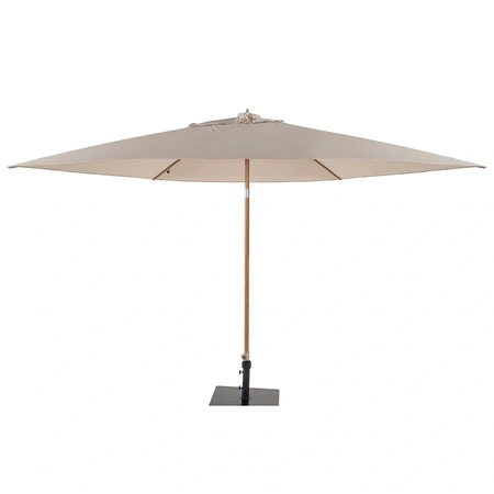 Azzurro 300 cm. Ø Woodlook frame -Sand