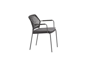 Barista stacking chair Anthracite with cushion - afbeelding 3