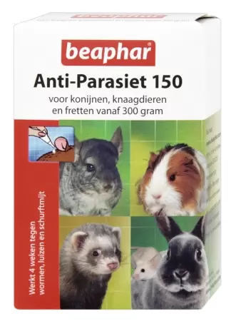 BEAPHAR Anti-parasiet 150 knaag 4 pipet