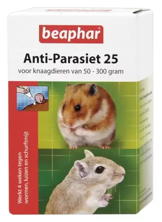 BEAPHAR Anti-parasiet 25 knaag 2 pipet