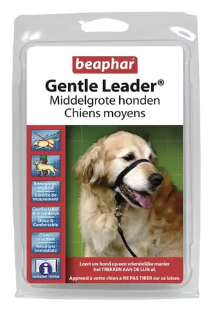 BEAPHAR Gentle leader M zwart 1st