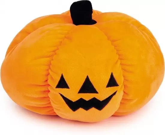 BEEZTEES Halloween pompoen oranje l24b24cm