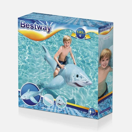 Bestway rider haai realistisch ride-on