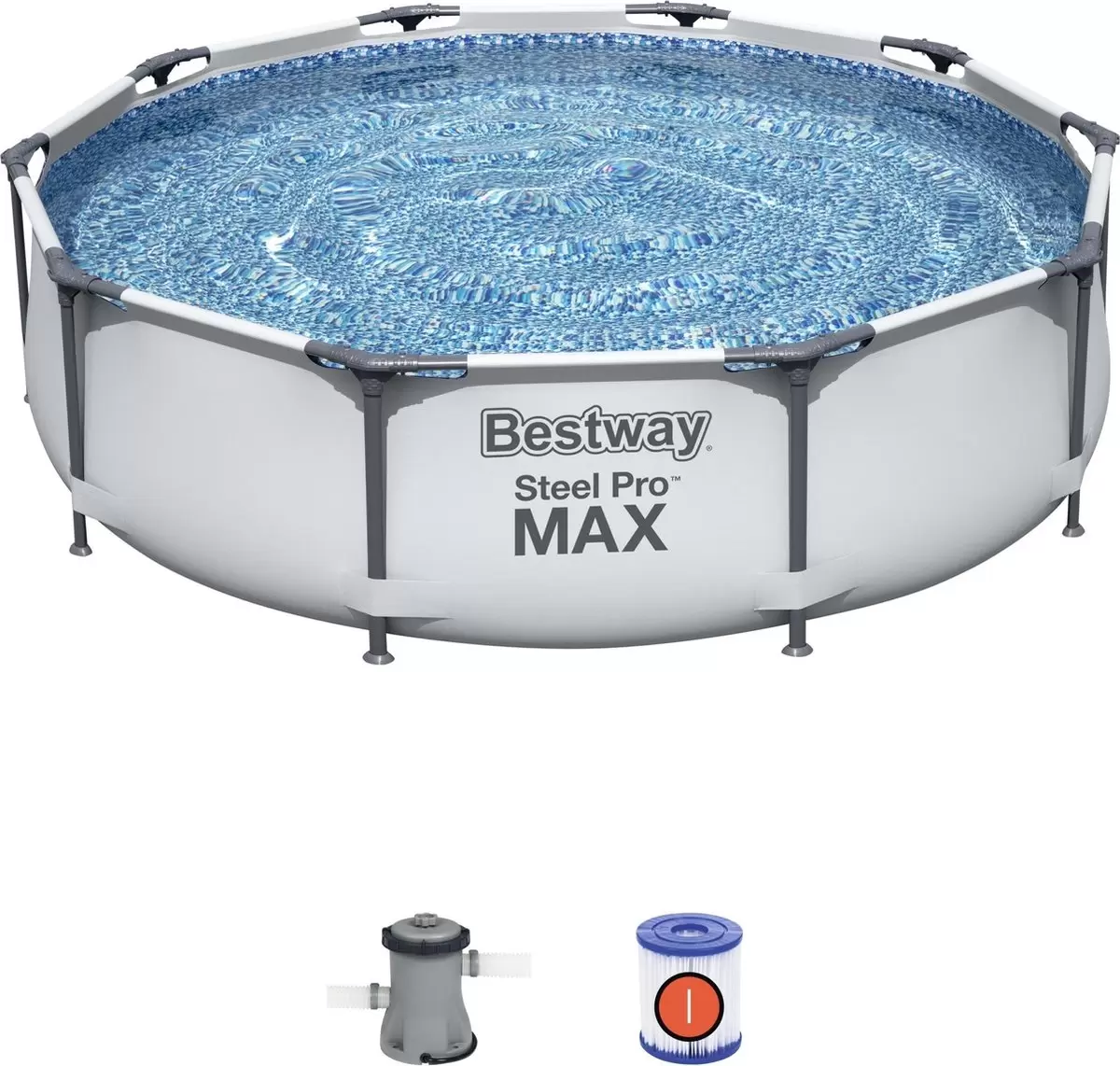 Gezamenlijke selectie Tragisch IJver Bestway zwembad steel pro max set rond 305 - GroenRijk Beneden Leeuwen |  Een mooi tuincentrum nabij Tiel, Nijmegen en Beuningen.