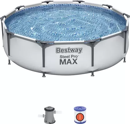 Bestway zwembad steel pro max set rond 305 - afbeelding 1