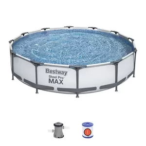 Bestway zwembad steel pro max set rond 366 - afbeelding 1