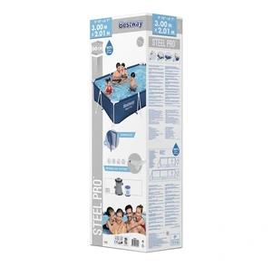 Bestway zwembad steel pro set rechthoek 300