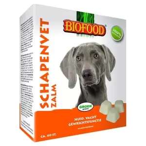 Biofood schapenvet maxi zalm 40st