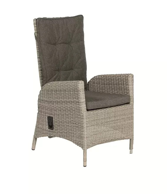 Bodega Dining Chair Oyster verstelbare rug GroenRijk Beneden Leeuwen Een mooi tuincentrum nabij Tiel Nijmegen en Beuningen