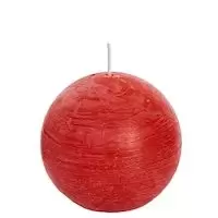 Bolkaars rustiek d8cm rood