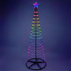 BOOM 210CM 370LED RGB ZWART FR - afbeelding 2