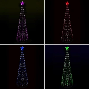 BOOM 210CM 370LED RGB ZWART FR - afbeelding 3