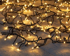 Boomclusterverlichting 576l 7.5m goud
