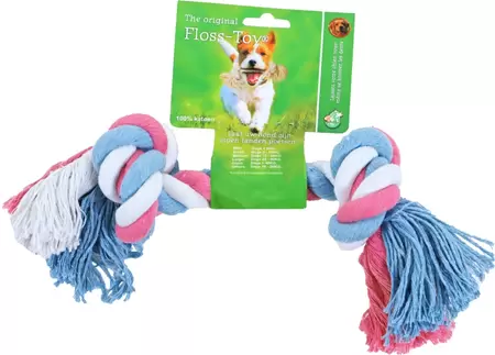 Boon Flossy-toy blauw/roze/wit middel