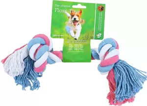 Boon Flossy-toy blauw/roze/wit middel