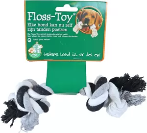 Boon Flossy-toy zwart/wit klein