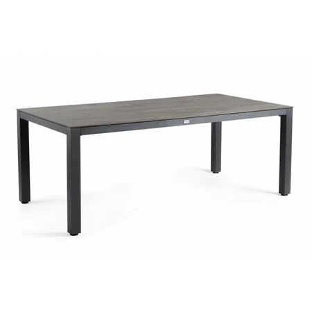Briga Table Trespa Forest Grey 220 x 100 cm Charcoal Frame - afbeelding 1