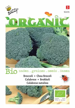 BUZZY Organic broccoli grn calabrese 1.5g