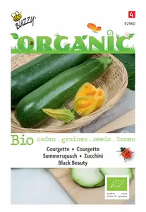 BUZZY Organic courgette black beauty 2g