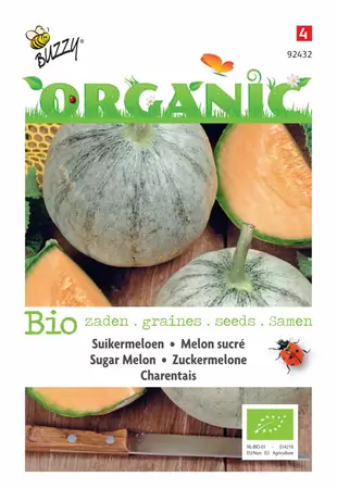 BUZZY Organic meloen charentais 0.5g